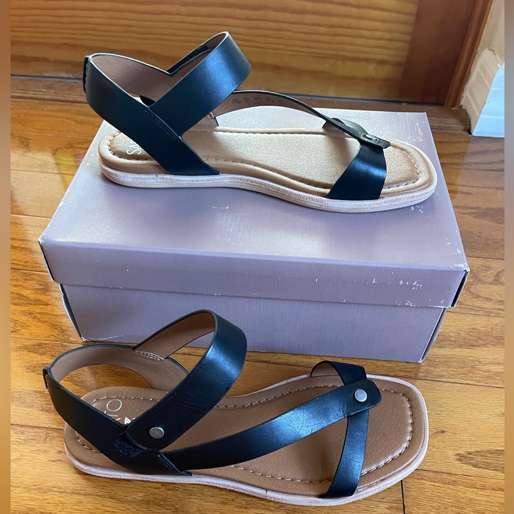 Franco Sarto black sandals